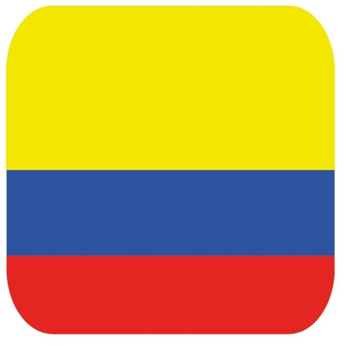 Bierviltjes Colombia - 30x stuks - landen thema - karton - 9 x 9 cm