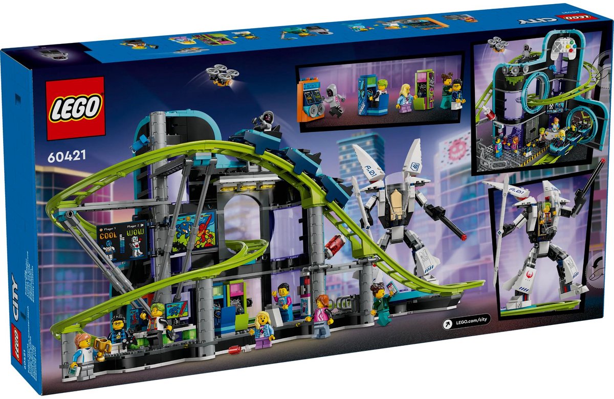 LEGO City Achtbaan in Robotwereld speelgoed - 60421 — afbeelding 23