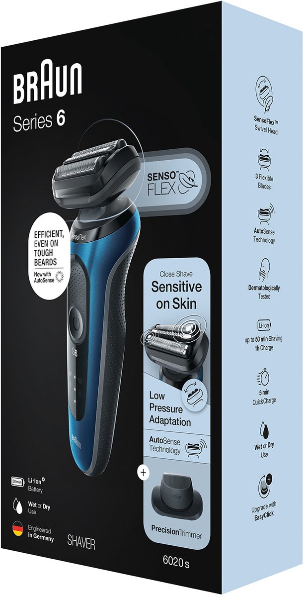Braun Series 6 60-B1200S Scheerapparaat met Flexibele - afbeelding 2