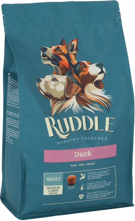 Therese Ruddle Ruddle Adult Medium & Large Breed Eend - Hondenvoer - 12 kg | bol