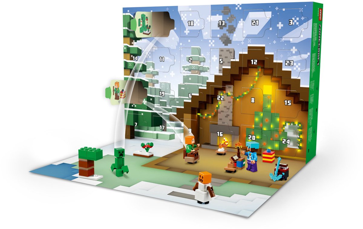 LEGO® Minecraft® Adventskalender 2025, Gamingcadeau - 21280 – foto 7