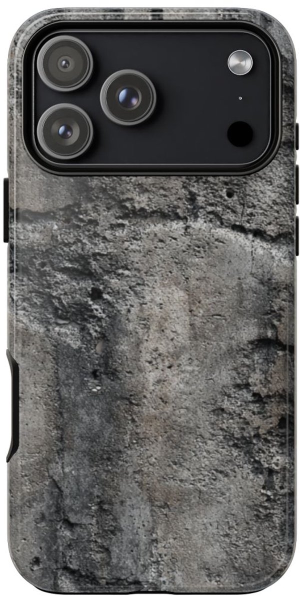 Dystopische Betonstructuur – Telefoonhoesje Geschikt voor iPhone 17 Pro Max