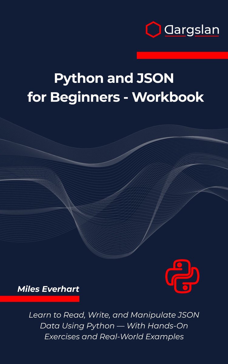 Omslag van Python and JSON for Beginners - Workbook