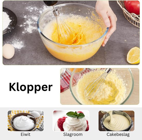 Staafmixer Set - Hakmolen - Groentesnijder - Soepmaker - Zwart en zilver van Emerio — afbeelding 5
