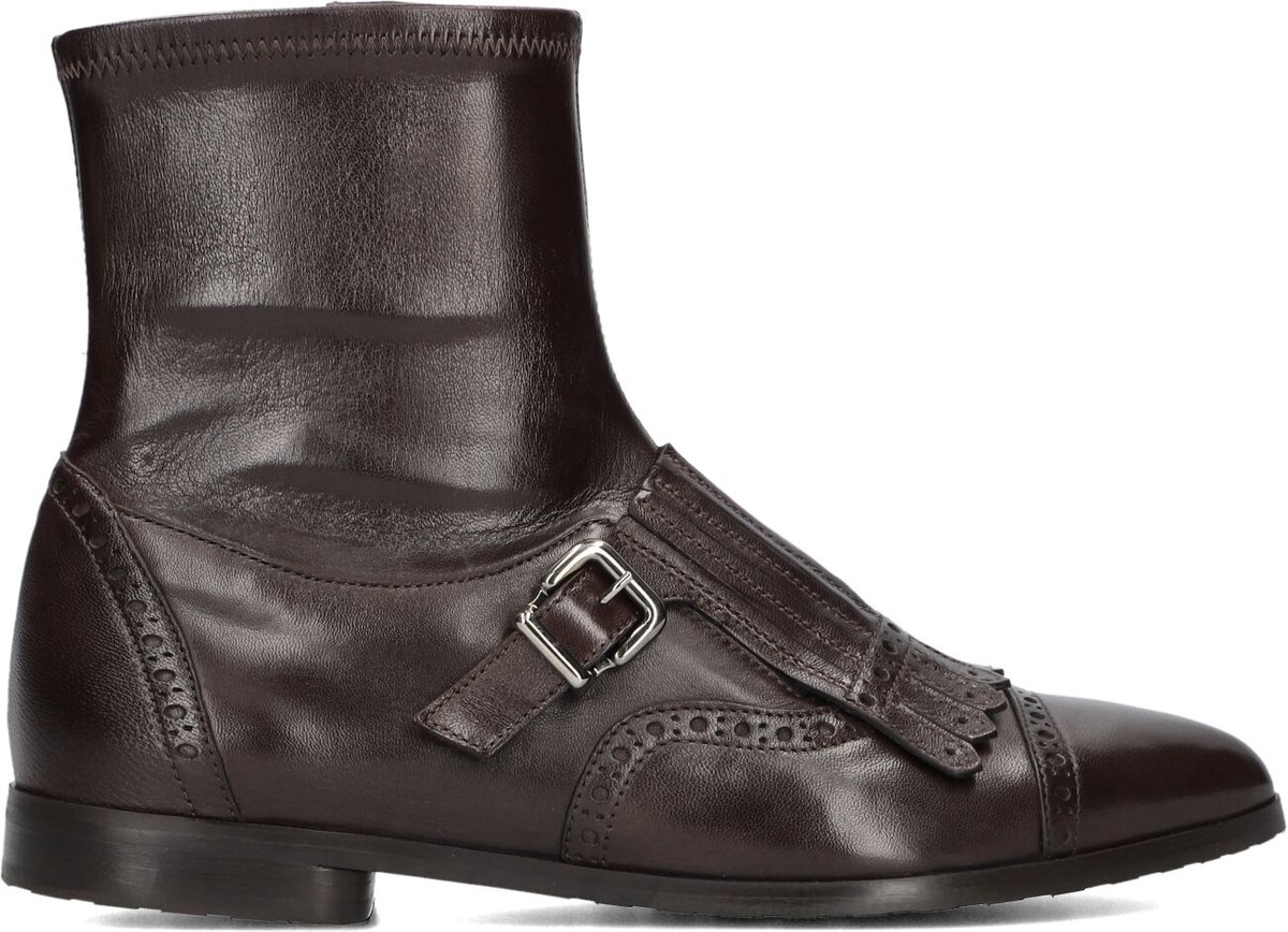 Truman's 9098 Enkellaarsjes - Enkelboots met rits - Dames - Bruin - Maat 40,5