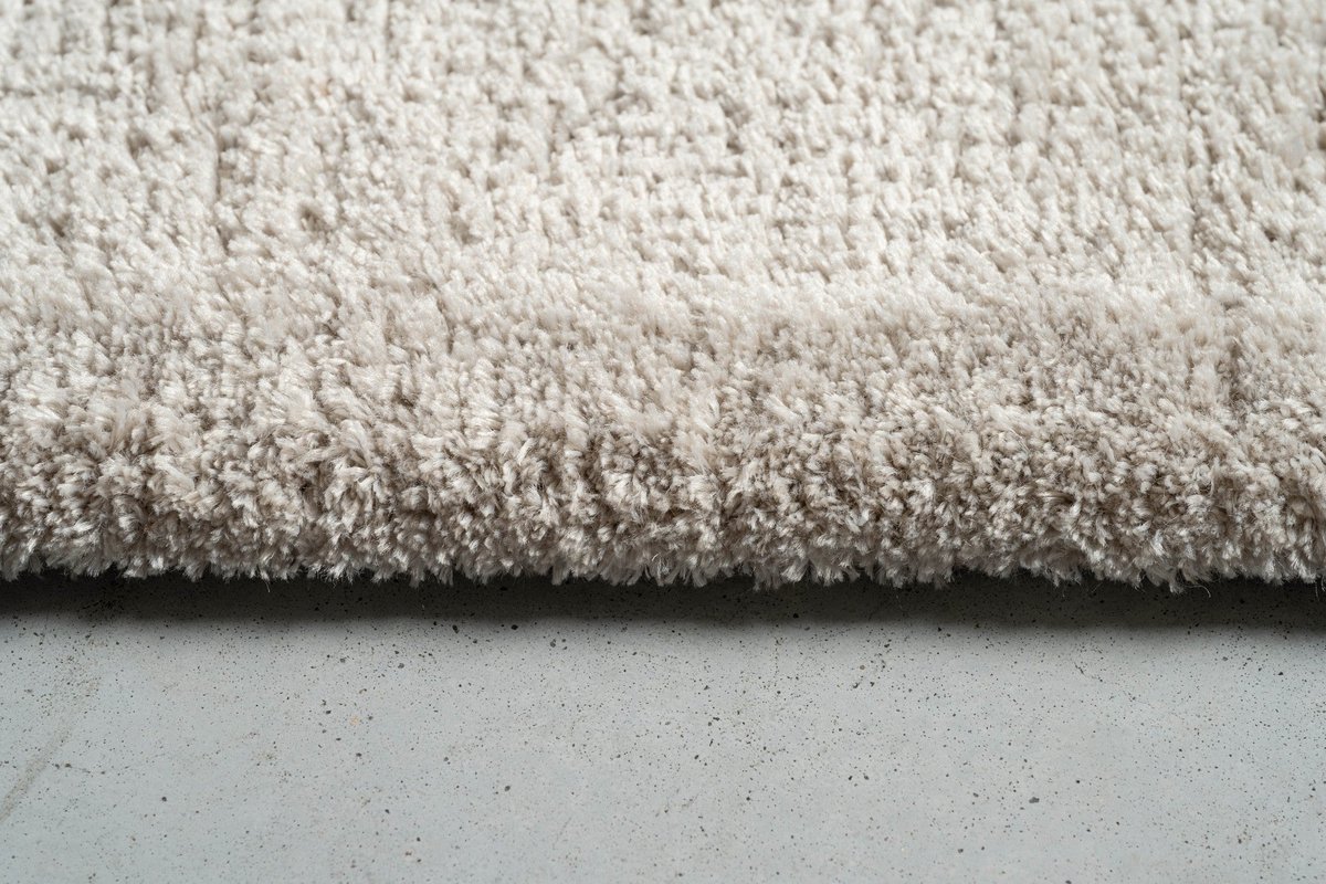 Rugsman Kyoto 014.0005.2383 Vloerkleed - 133 x 195 cm - Beige - Rechthoekig - Polyester - Eetkamer, Woonkamer, Slaapkamer - Geometrisch - Modern