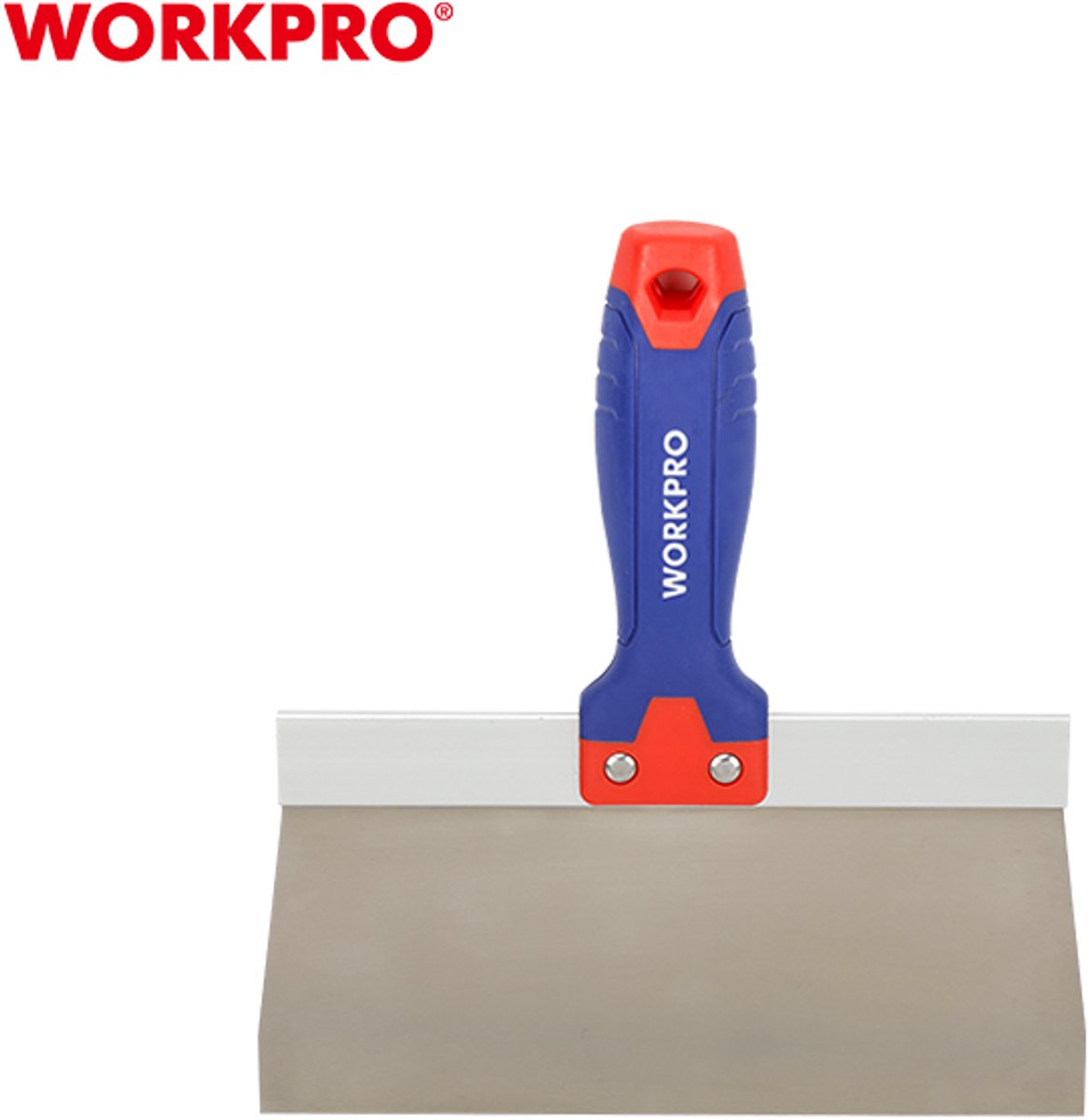 WORKPRO WP321033 Afstrijkmes RVS 250 mm softgrip handvat