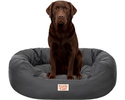 Lizzy & Lola - Amazy Hondenmand XL - Met uitneembaar kussen – Hondenbed - Waterdicht & Ergonomisch – 100 x 70 cm - Antraciet