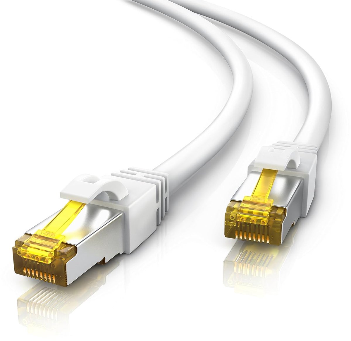 Image of 20m CAT 7 Netwerkkabel - Gigabit Ethernet LAN-kabel - 10 Gbps S/FTP - RJ45 Stekker - Ideaal voor Gaming en High-Speed Netwerken