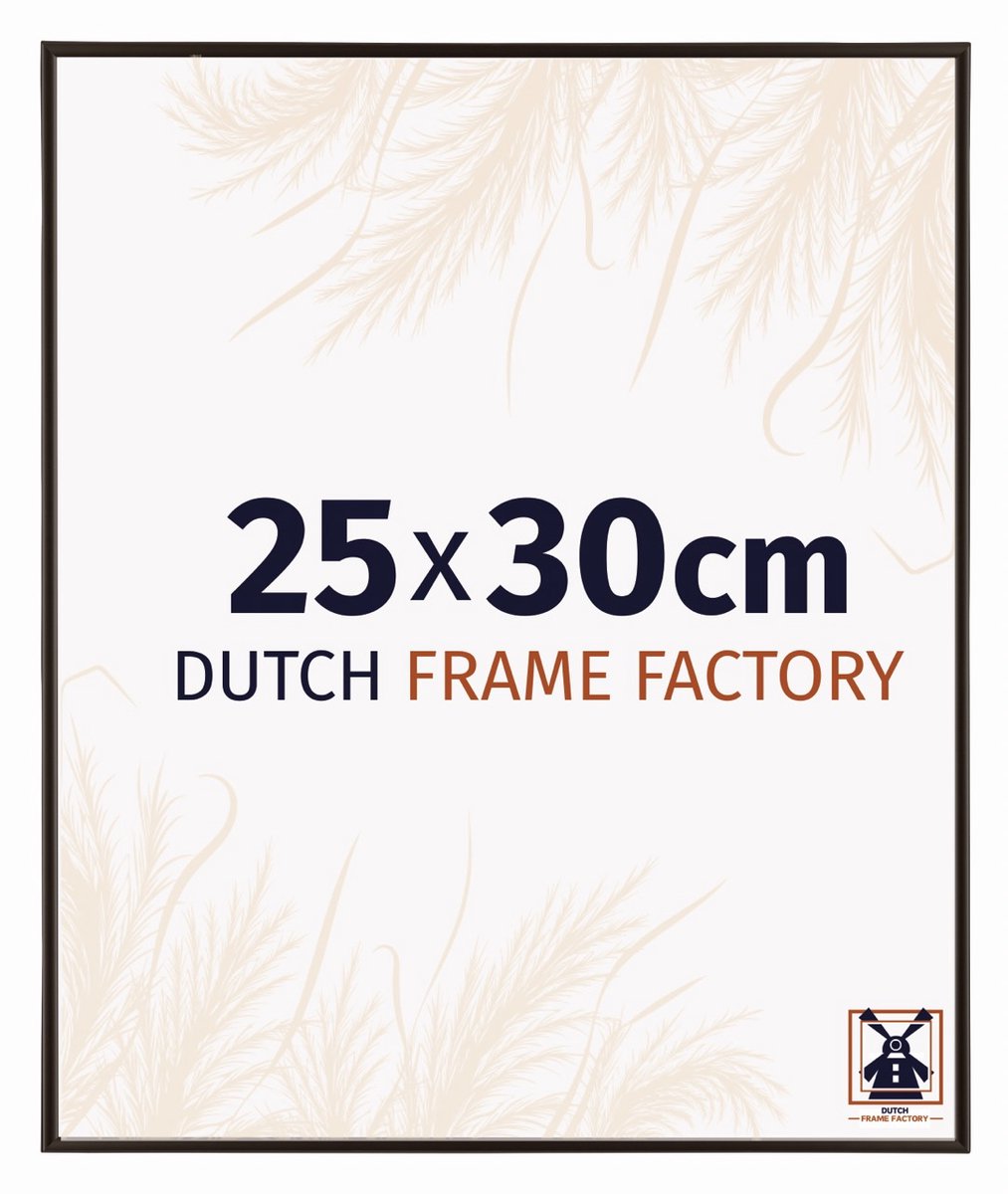Dutch Frame Factory Fotolijst 25x30 cm - Kunststof - Antraciet - Easy