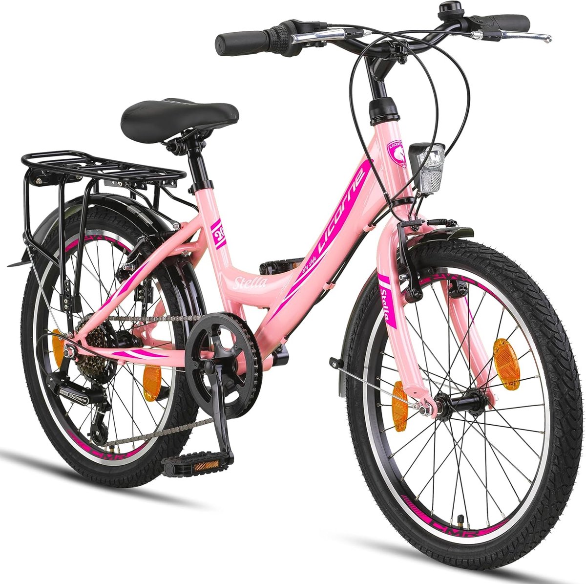 Premium stadsfiets voor meisjes en dames - 20 inch, 6 versnellingen