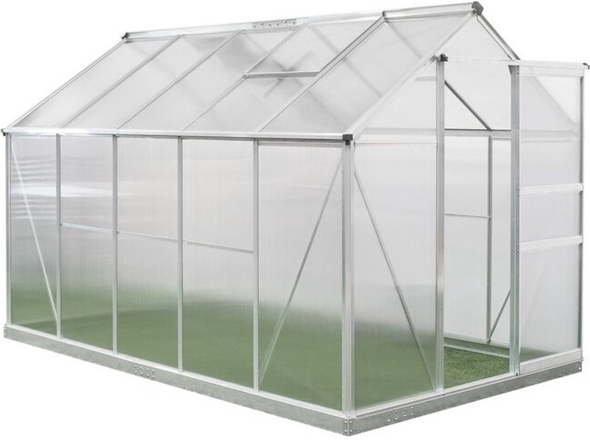 Westmann Greenhouse Flora 610 - 312 x 192 x 201 cm - Silver