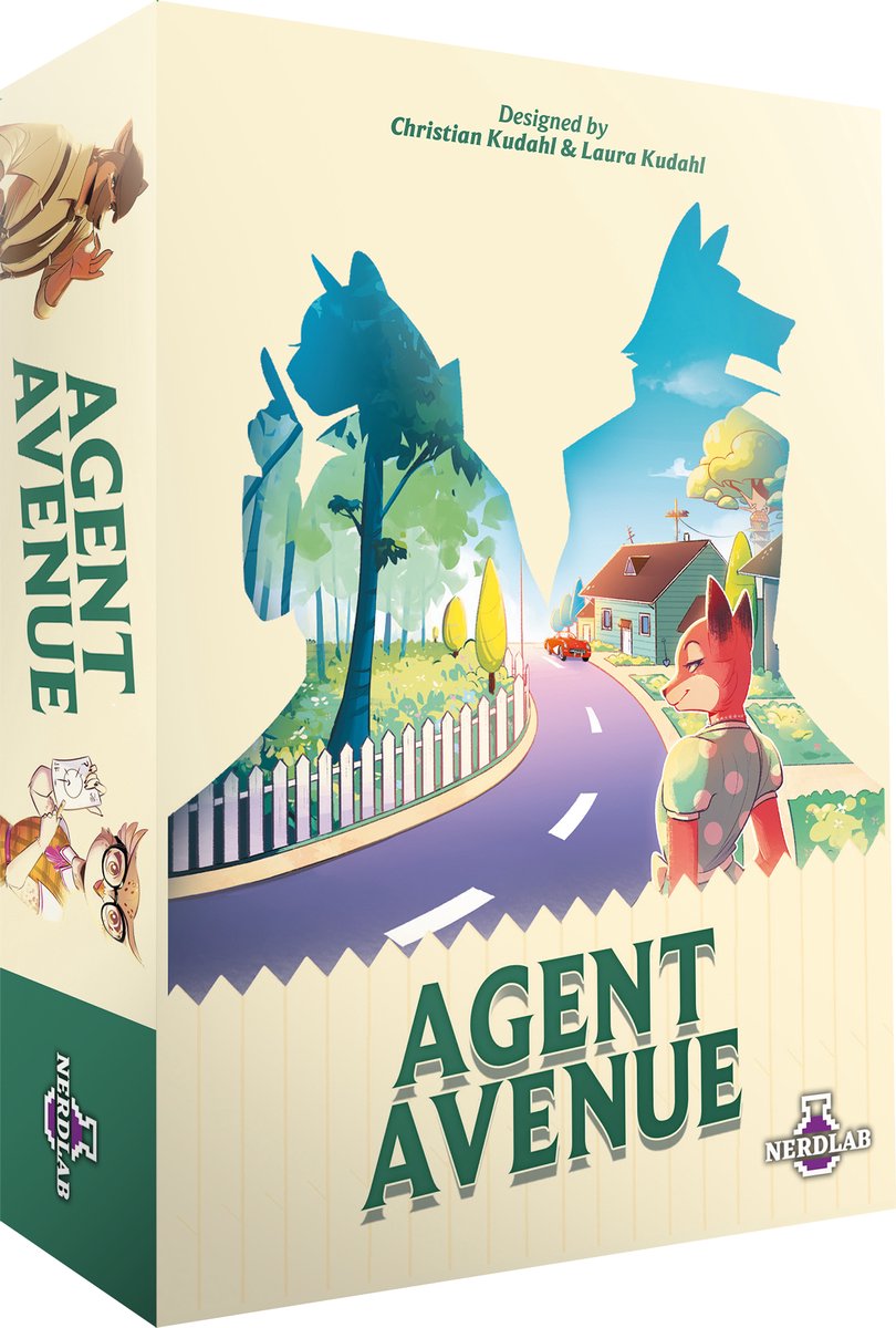 Asmodee Agent Avenue Bordspel Strategie