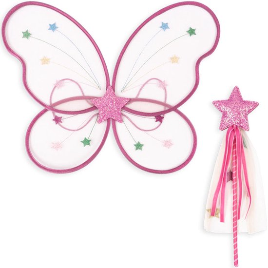 Konges sløjd vleugels en staf - fairy rainbow