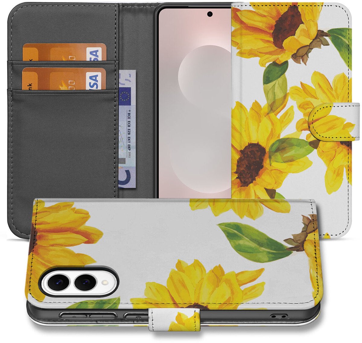 Hoesje voor Samsung Galaxy S25 Edge Zonnebloemen
