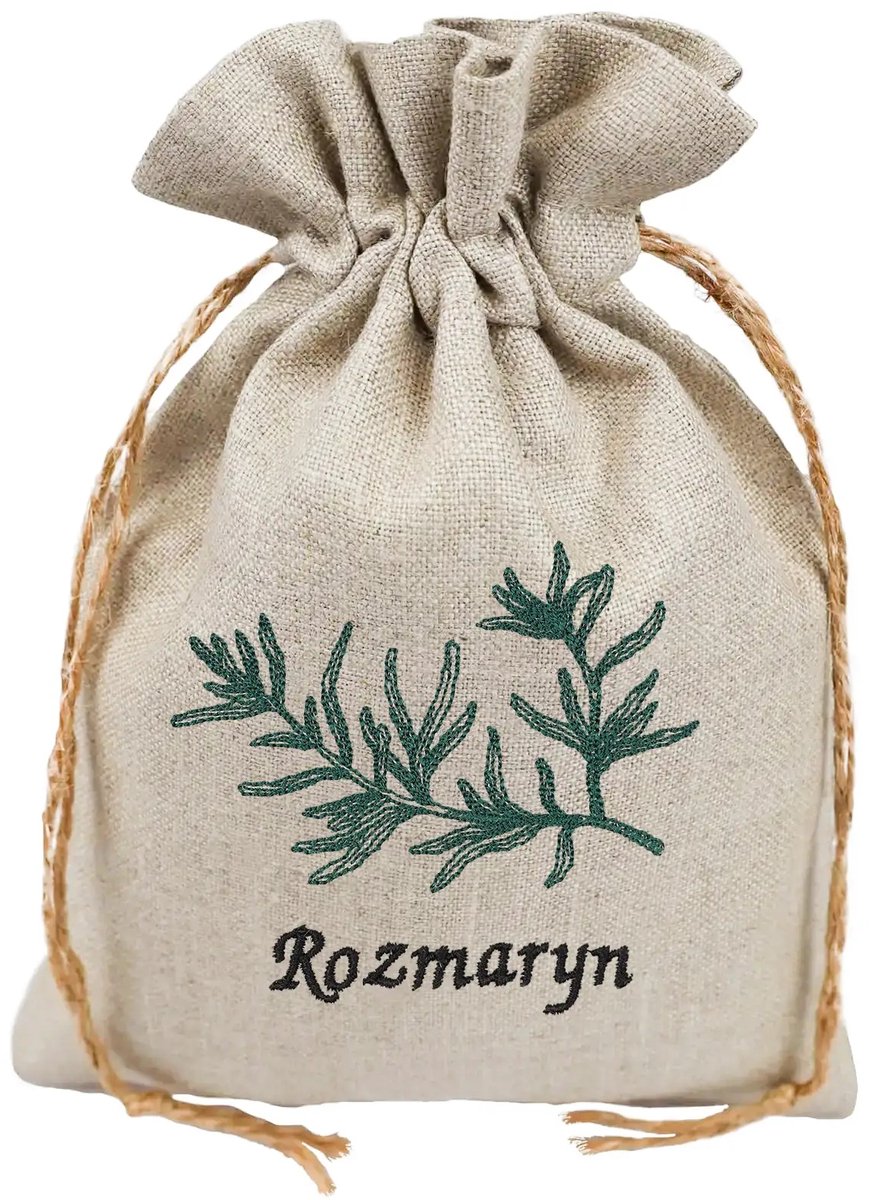 Linnen Kruidenzakje Rozemarijn - Handgemaakt & Duurzaam