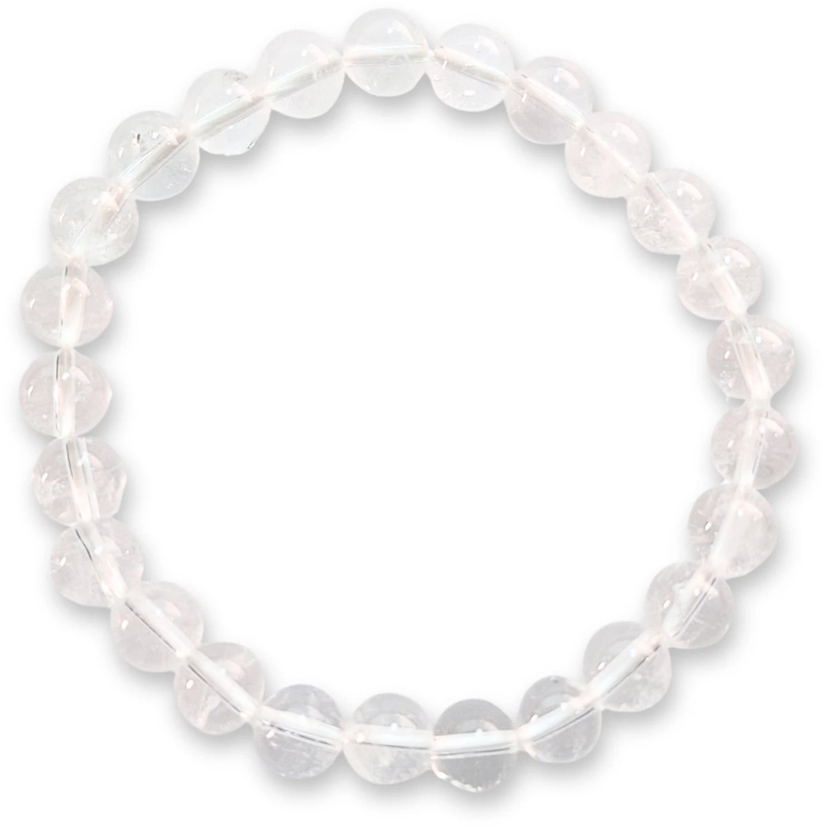 Bergkristal kralenarmband 8mm