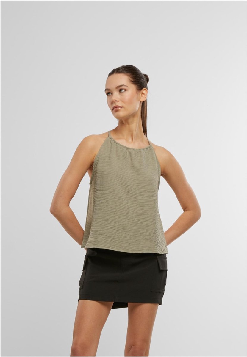 Urban Classics Structured Top Vrouwen Dames Top – XS Groen