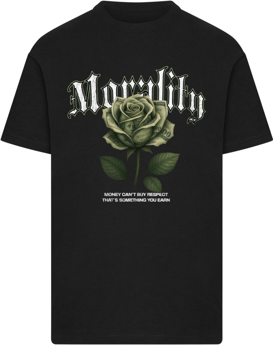 Mister Tee Money Rose Heren Tshirt XL Zwart
