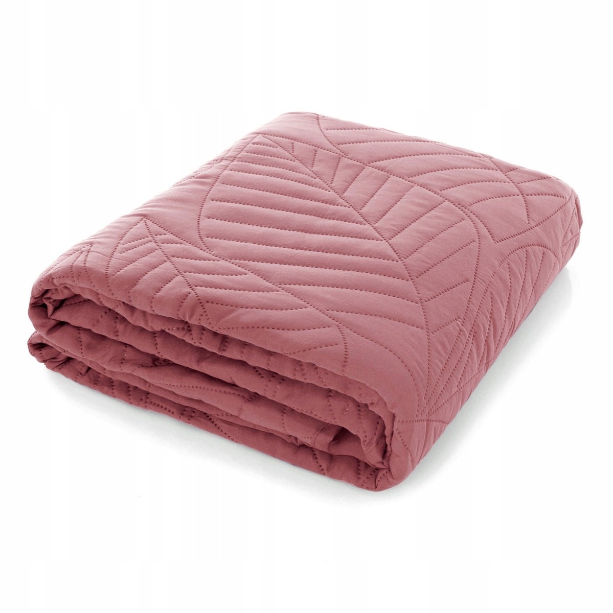Nicole Bedsprei 170x210cm - Bladerenpatroon in reliëf, roze microvezel