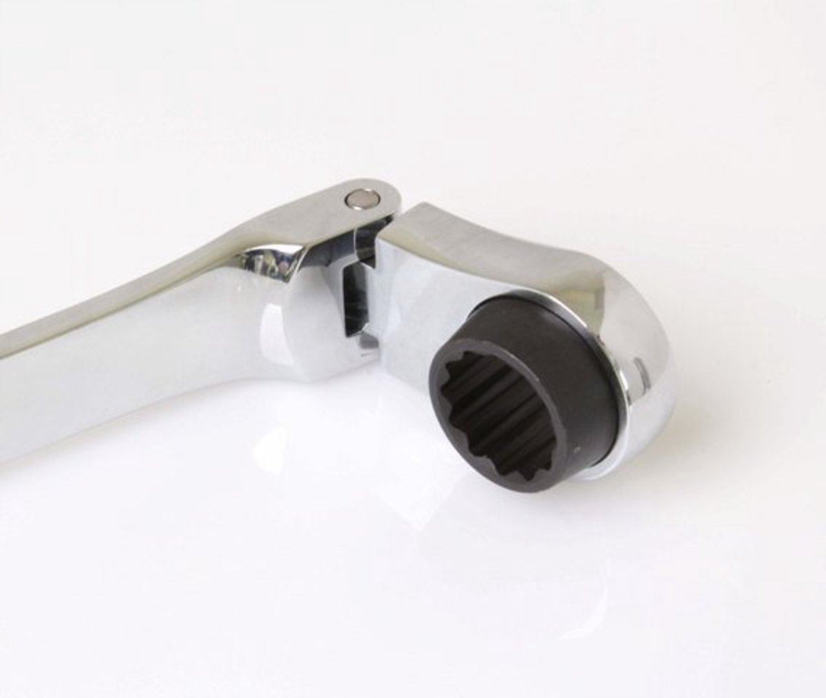 Extra lange ringdopsleutel met ratel 17 mm - 435 mm
