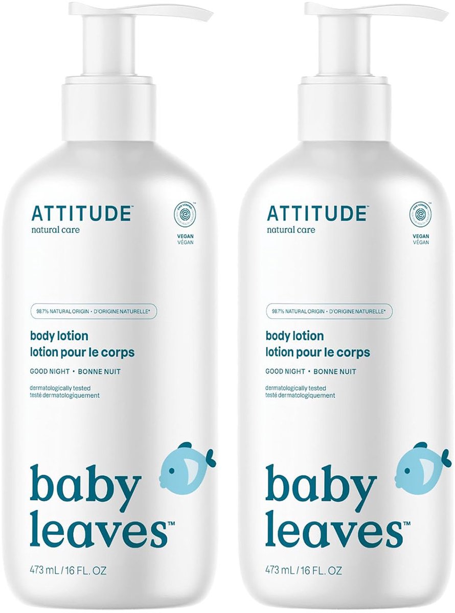ATTITUDE Body Lotion Good Night Bundel - Baby Leaves ECO - duurzaam