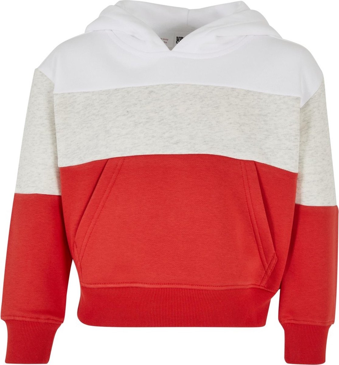 Urban Classics Oversize 3Tone Kinder hoodie/trui Kids 146/152 Multicolours Multicolor