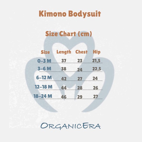 Body kimono bio à manches S S Bébé , à rayures, OrganicEra