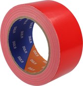 DULA Duct tape - Rood - 50 mm x 25m - 1 Rol Ducktape - Reparatie tape