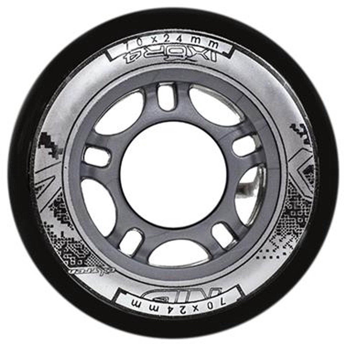 Nils Extreme PU Serie - Skating Accessoire - Kółka - Zwart - 70mm - 82A