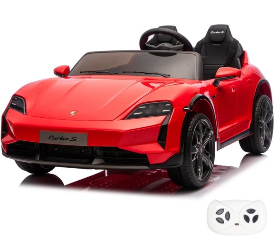 AIYAPLAY seated car, children's car with horn, children's vehicle, red