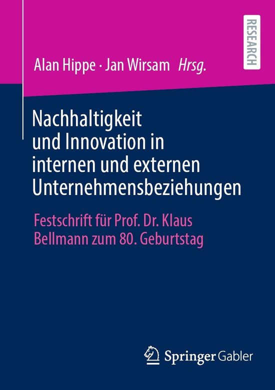Nachhaltigkeit und Innovation in internen und externen Unter ... - cover