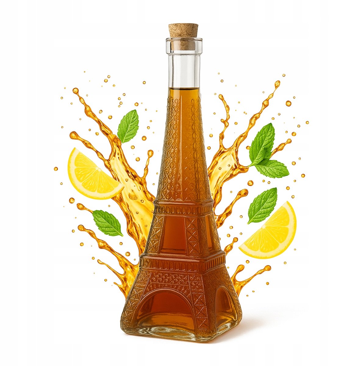 Glazen Fles "Paris" 350 ml - Elegant, decoratief en perfect als cadeau