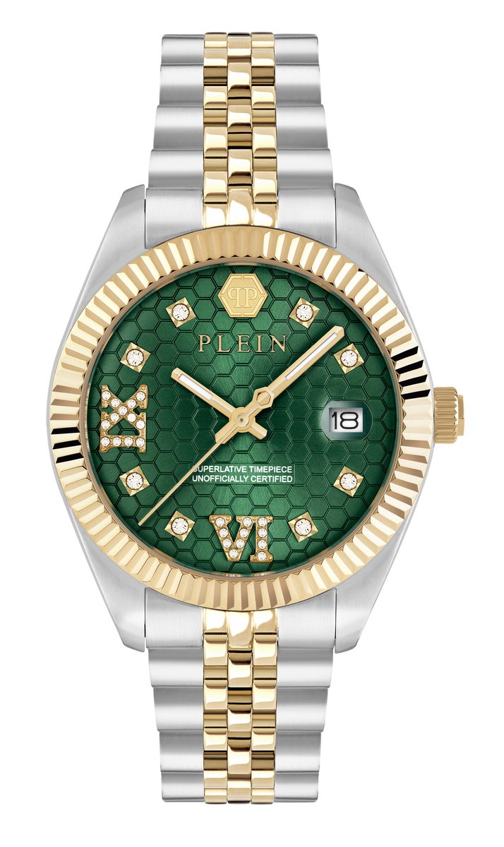 Philipp Plein Date Superlative PWYFA0225 Horloge - Staal - Multi - Ø 34 mm