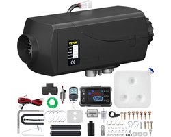 VEVOR 5KW 12 V Diesel Standkachel met LCD Monitor, Air Diesel Heater Standkachel met Silencer voor Truck Boot Auto Trailer