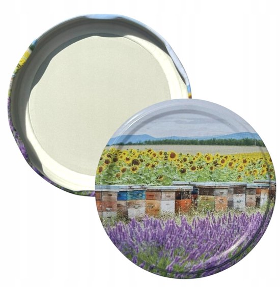 100x Metalen Deksels Ø 82mm voor Potten - Honing & Conserveren