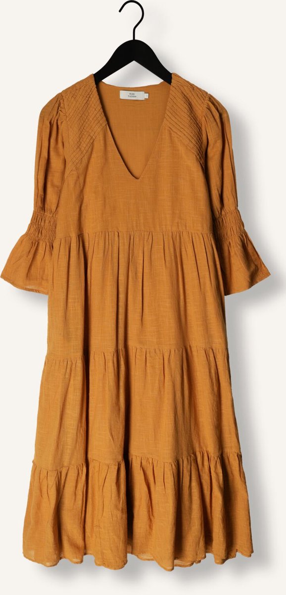 Ruby Tuesday Imala Dress Dames - Jurk - Camel - Maat 36