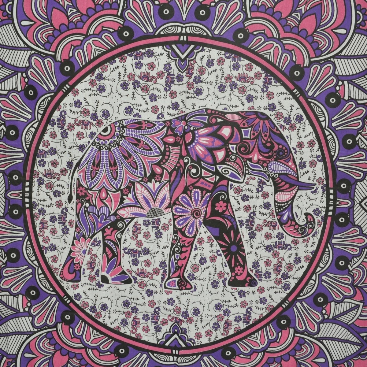 XXL Indiase Batik Mandala Plaid van Katoen - Boho & Etnisch