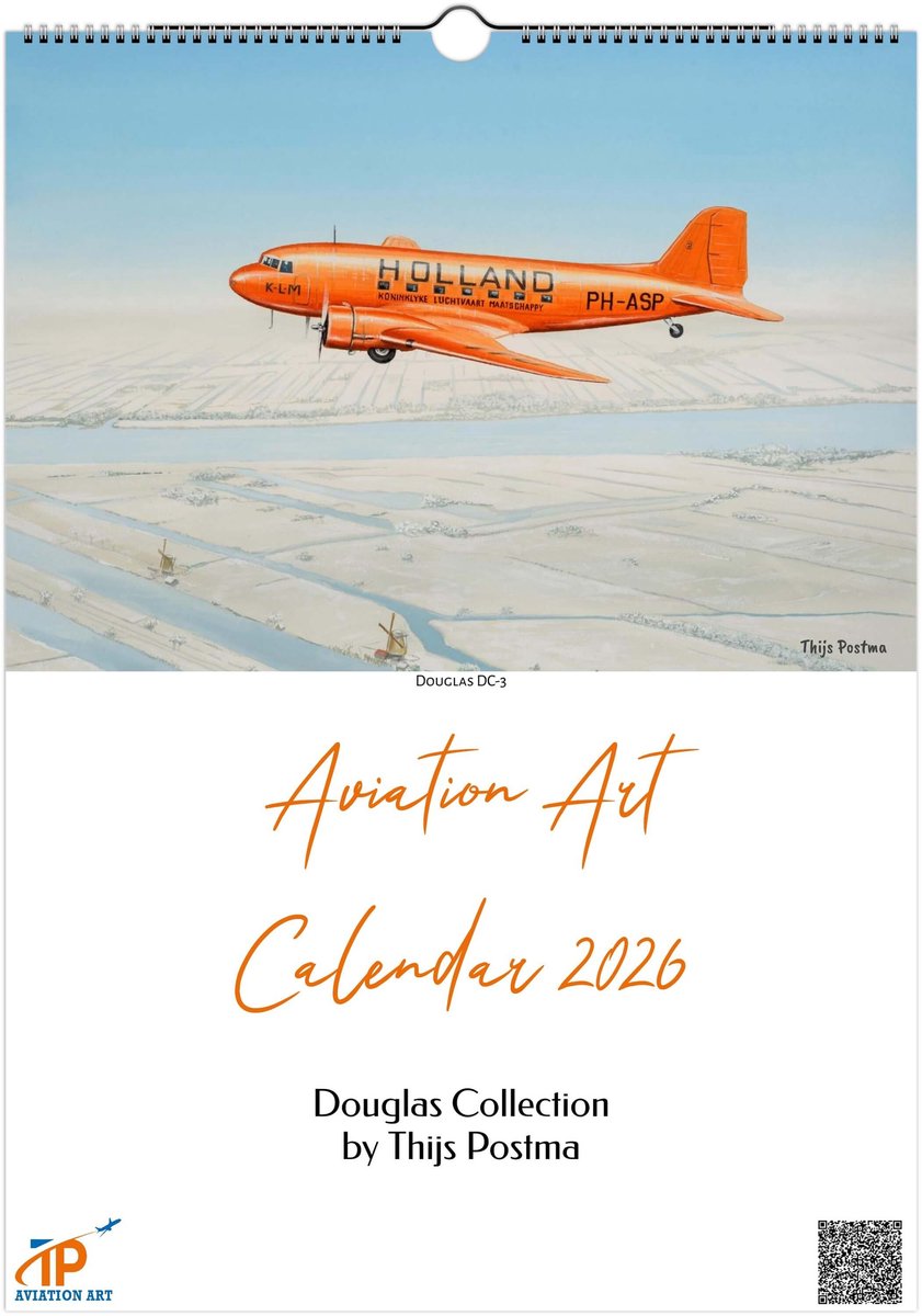 Thijs Postma - Aviation Art Calendar 2026 - Douglas Collection