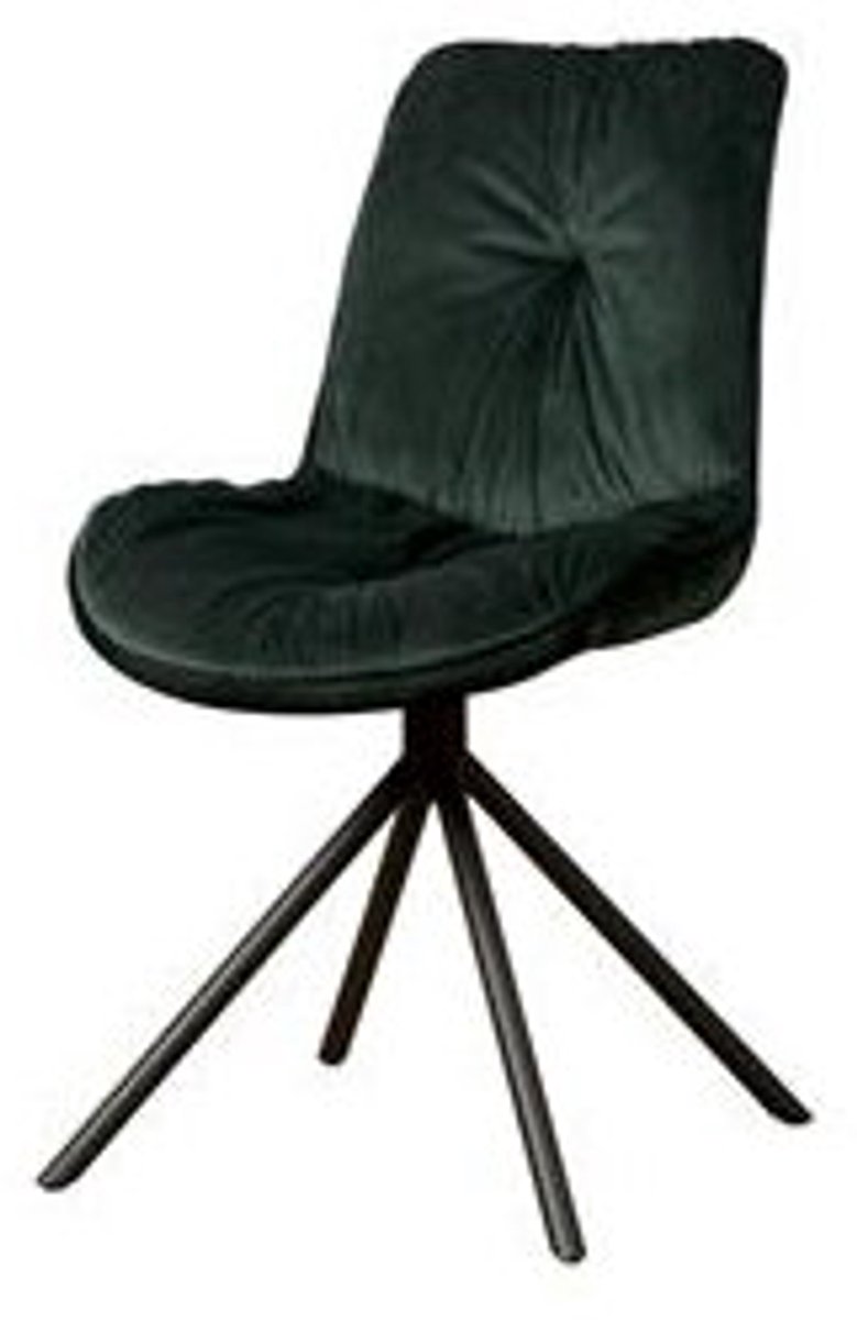 Tower Living Palma Stoel - fabric Bluvel 78 green Groen