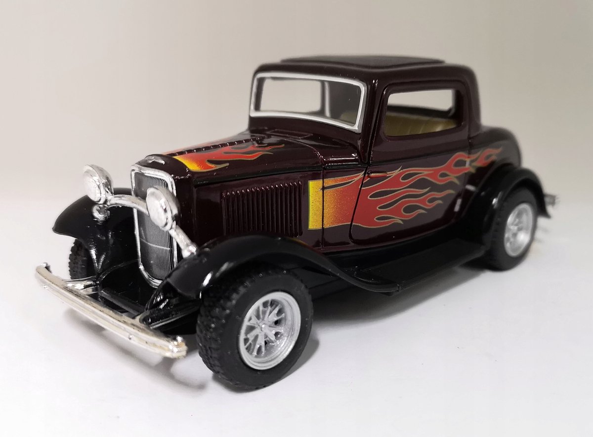 Kinsmart 1932 Ford 3-Window Mumondow 1:34 Metaal