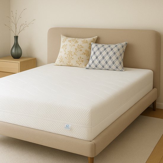 Matras - 140x200 - 20CM - PREMIUM BAMBOO Tijk - Afritsbaar / Wasbaar - Nasa Koudschuim - Orthopedisch - Anti-allergie - Stevig