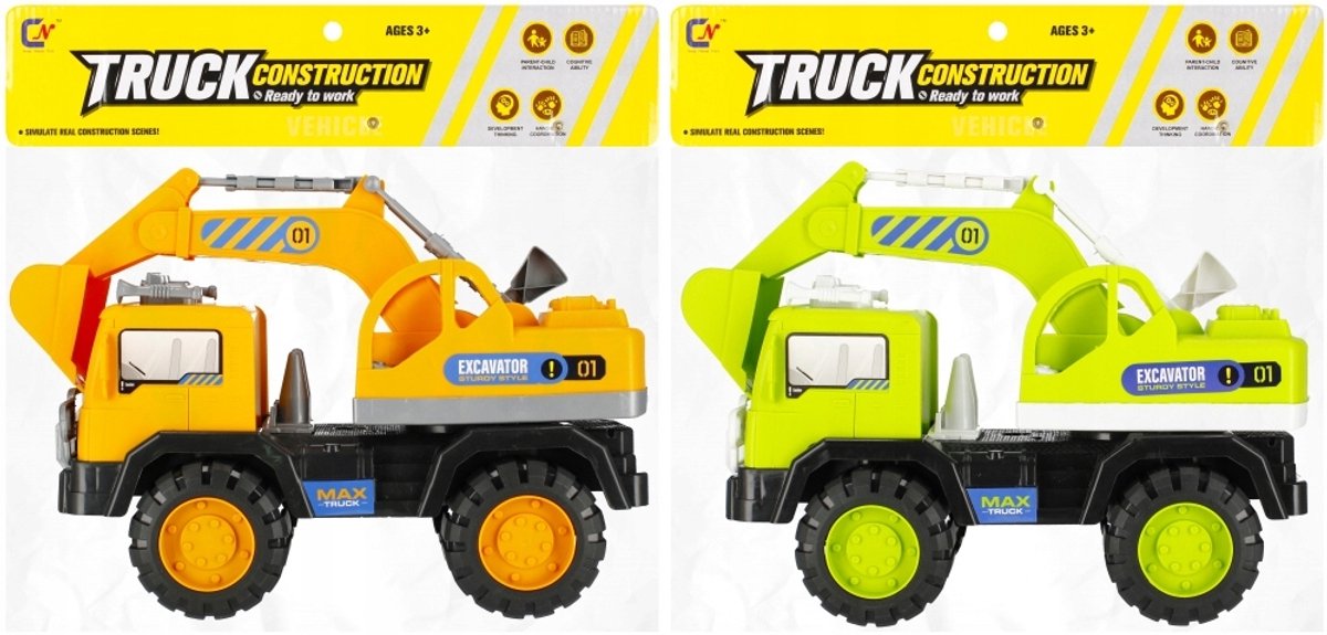 Mega Creative Bouwgraafmachine Speelgoed Vrachtwagen 38x37x17cm