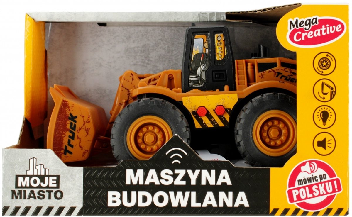 Mega Creative Bouwmachine Bulldozer Ploegen 15cm