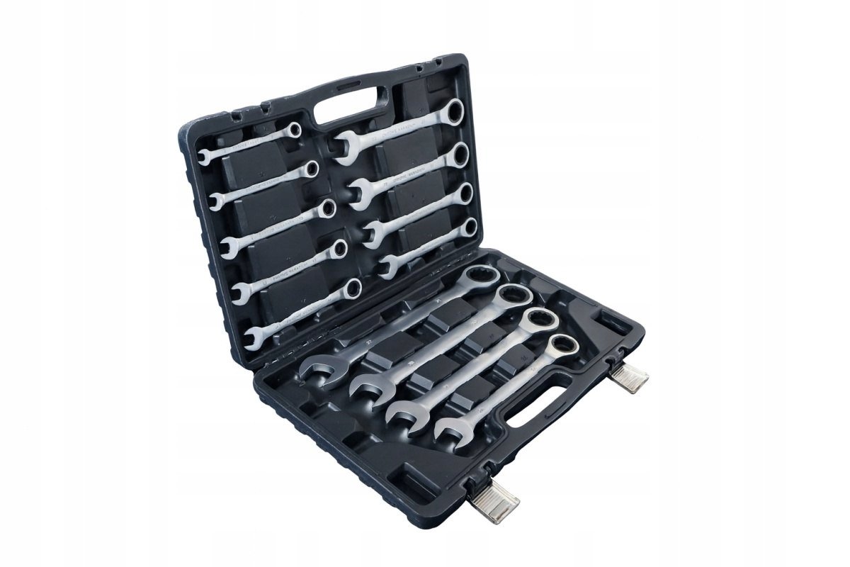 Bituxx Ringsleutelset met Ratel - 13 Stuks