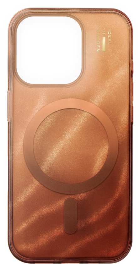 iDeal of Sweden Clear Case geschikt voor MagSafe geschikt voor iPhone 16 Pro - Mocha Mousse
