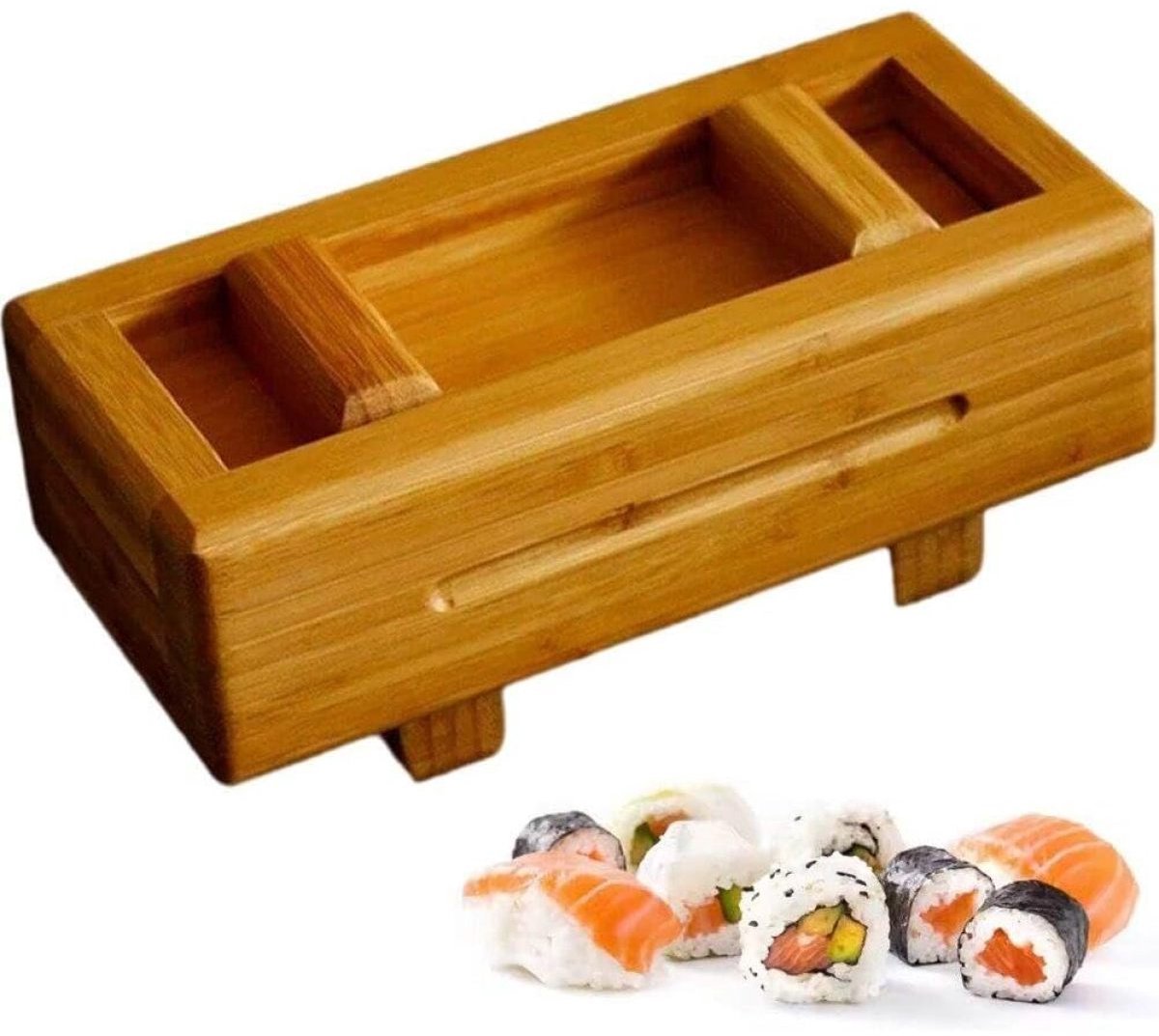 Sushi Bazooka Maker Bamboe – DIY Sushi Vorm 23x10x8 cm – Compact, Duurzaam en Eenvoudig in Gebruik – Voor Authentieke Sushi Thuis