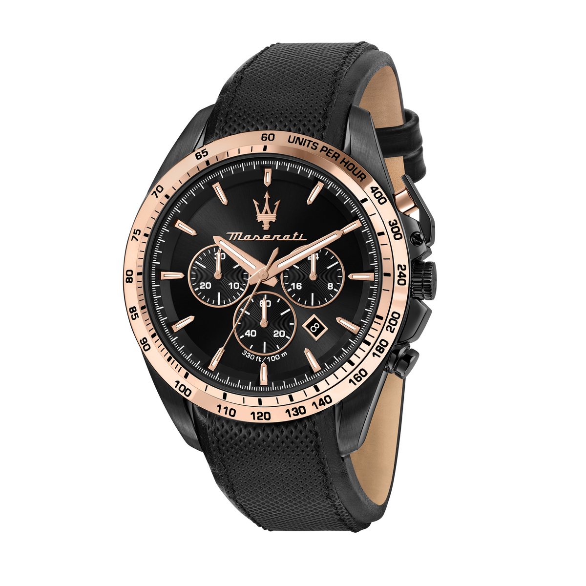 Maserati Heren horloges quartz analoog One Size Zwart 32019500