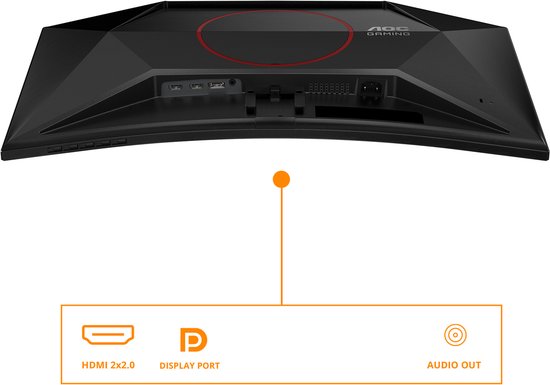 AOC G4 C27G42E - Full HD Curved Gaming Monitor - 180hz - 0.5ms - 27 inch