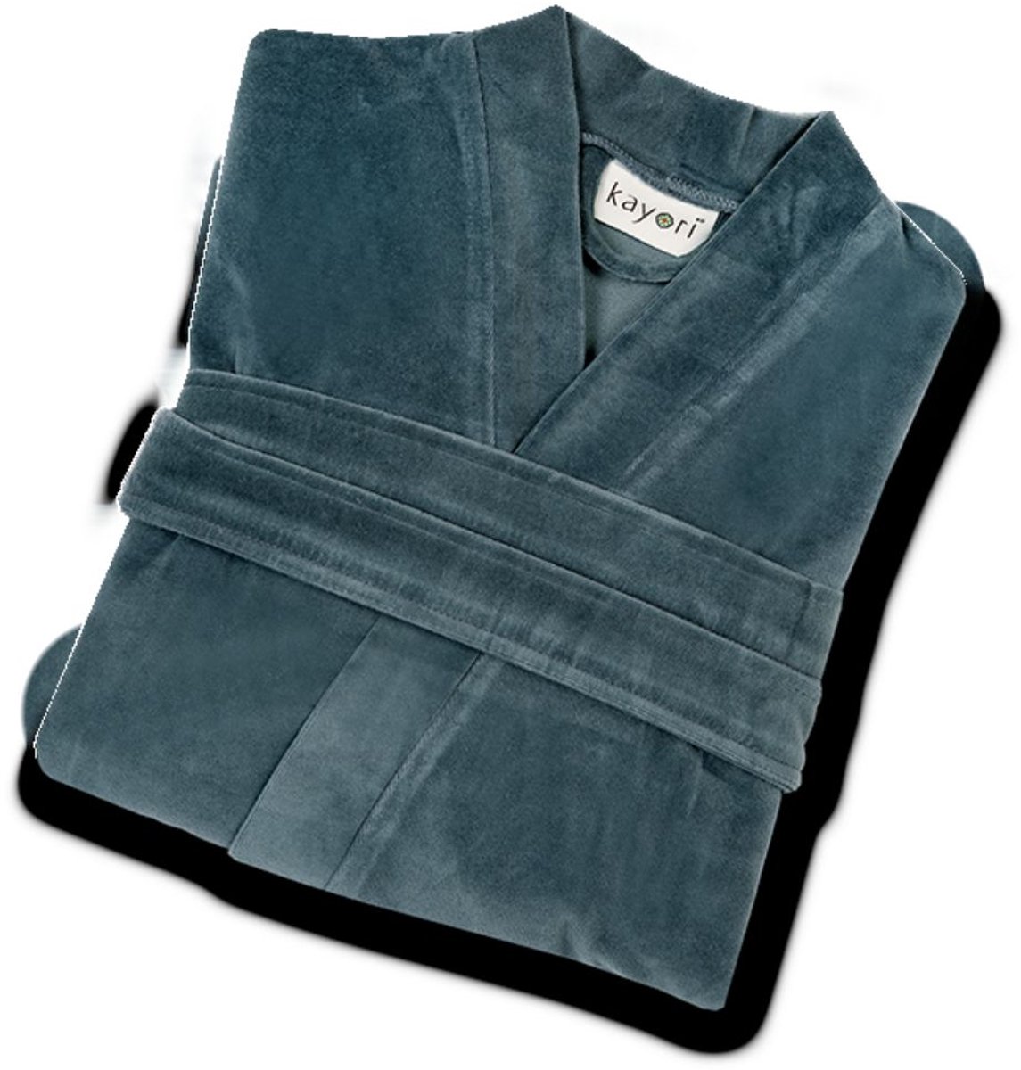 kayori Mori Badjas - Unisex - Biologisch Katoen - Blauw - M - Kort